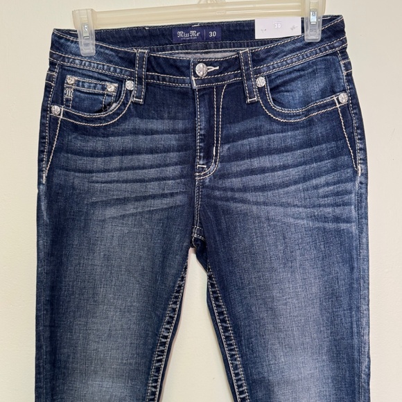 Miss Me Jeans Angelic Haven Skinny Mid-Rise  Style M5082S107 Size 30 - Picture 2 of 12